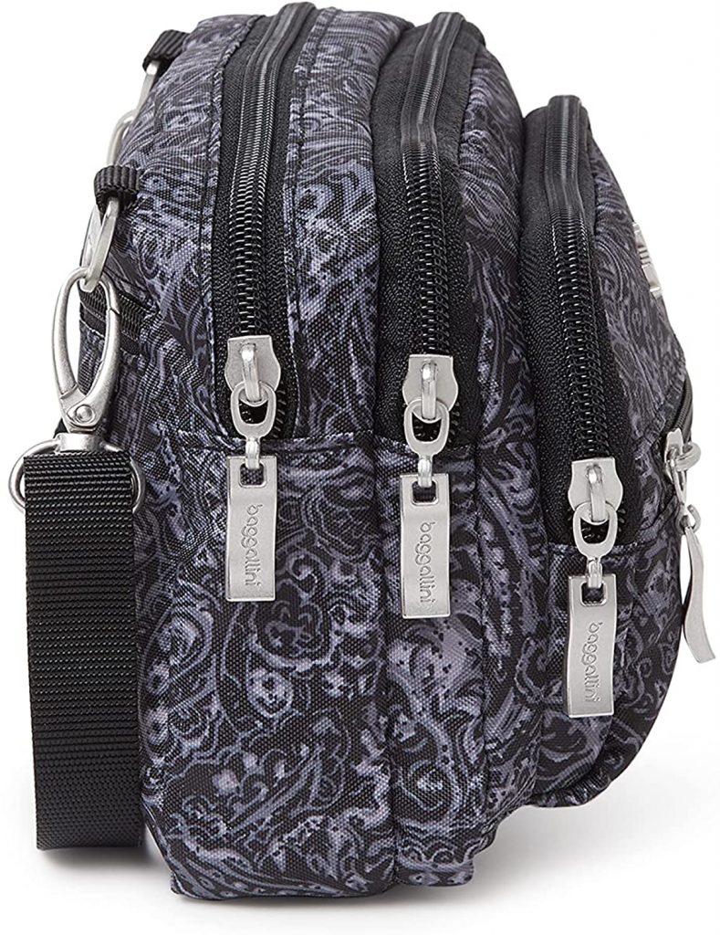 baggallini Triple Zip Crossbody Bag TheAbundantTraveler