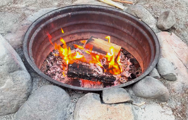 Blackwater Creek Ranch_a Wyoming dude ranch - fire pit