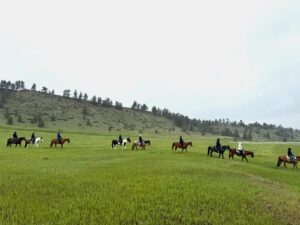 Circle Bar Ranch_a Montana dude ranch_horse rides over hillsides