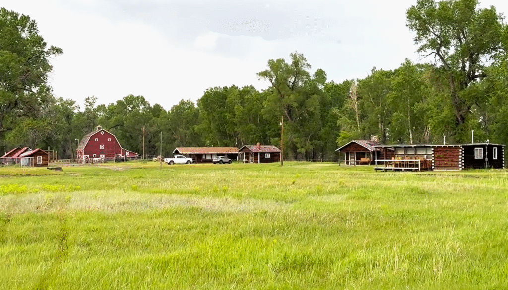 Circle Bar Ranch_a Montana dude ranch_view of cabins