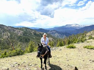Wyoming dude ranch_Blackwater Creek - horseback ride mountain trails