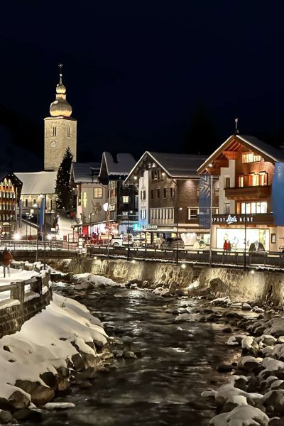 Skiing in Lech Austria