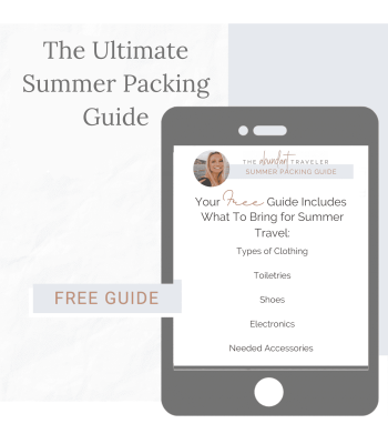 Summer Packing Guide SIGN UP