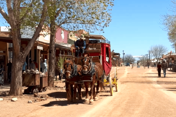 Stagecoach Ride through Tombstone, Arizona