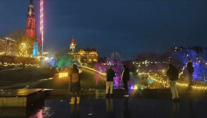 Christmas markets in Europe - Edinburgh Scotland